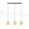 lampa wisząca TRIBUTE materiałowy abażur potrójna na listwie Lucide perfektmarket.webp