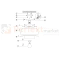 Lampa sufitowa plafon TRIBUTE tkaninowy Lucide 21135 01 38 montaż perfektmarket.webp