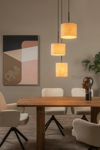 lampa wisząca tkaninowa potrójna bawełna MAYA lucide 45409-13-38 2 perfektmarket.webp