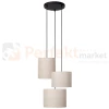 lampa wisząca tkaninowa potrójna bawełna MAYA lucide 45409-13-38 3 perfektmarket.webp