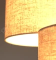 lampa wisząca tkaninowa potrójna bawełna MAYA lucide 45409-13-38 klosz 2 perfektmarket.webp
