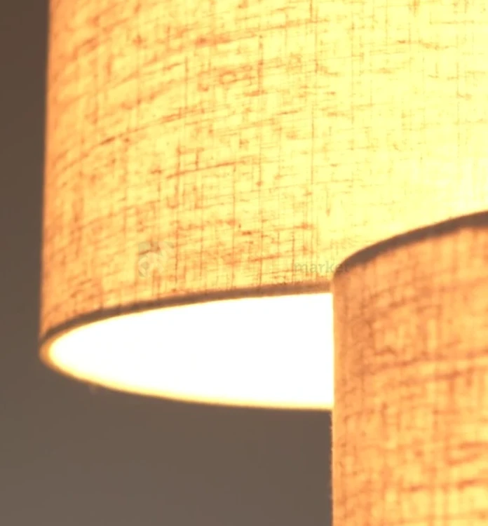 lampa wisząca tkaninowa potrójna bawełna MAYA lucide 45409-13-38 klosz 2 perfektmarket.webp