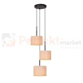 lampa wisząca tkaninowa potrójna bawełna MAYA lucide 45409-13-38 perfektmarket.webp