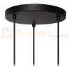 lampa wisząca tkaninowa potrójna bawełna MAYA lucide 45409-13-38 detal perfektmarket.webp