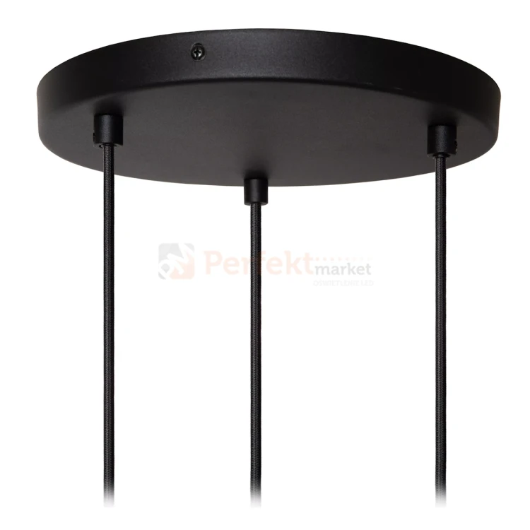 lampa wisząca tkaninowa potrójna bawełna MAYA lucide 45409-13-38 detal perfektmarket.webp