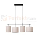 Lampa wisząca MAYA poczwórna tkaninowa Lucide 45409 04 38 1 perfektmarket.webp
