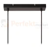 Lampa wisząca MAYA poczwórna tkaninowa Lucide 45409 04 38 detal 1 perfektmarket.webp