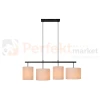 Lampa wisząca MAYA poczwórna tkaninowa Lucide 45409 04 38 perfektmarket.webp
