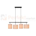 Lampa wisząca MAYA poczwórna tkaninowa Lucide 45409 04 38 perfektmarket.webp