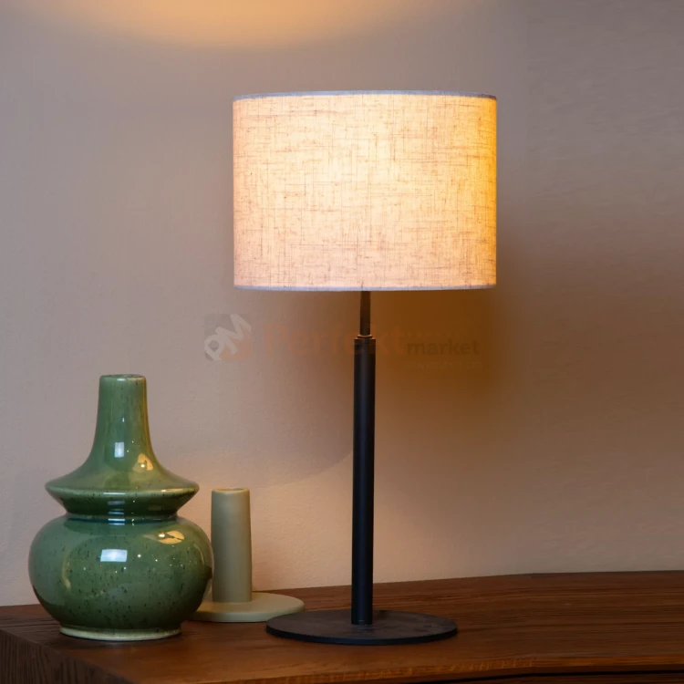 Lampa stołowa MAYA  tkaninowa Lucide 45509 81 38 aranżacja perfektmarket.webp