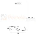 Lampa wisząca słomiana NAP P0581 MaxLight boho scandic-eco 4 perfektmarket.webp