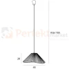 Lampa wisząca boho Amalfi I Natural P0577 Maxlight wymiary perfektmarket.webp