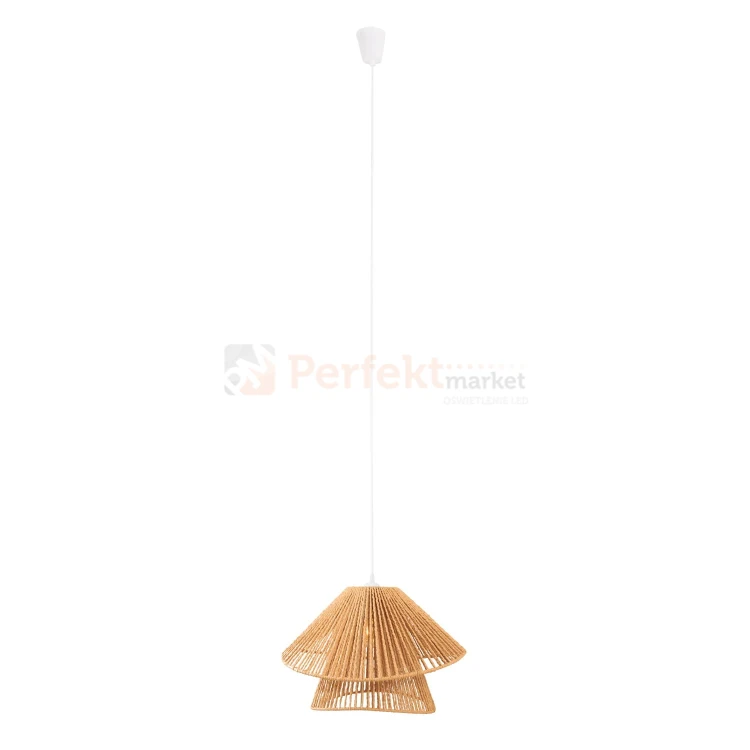 Lampa wisząca boho Amalfi II Natural P0578 Maxlight 1 perfektmarket.webp