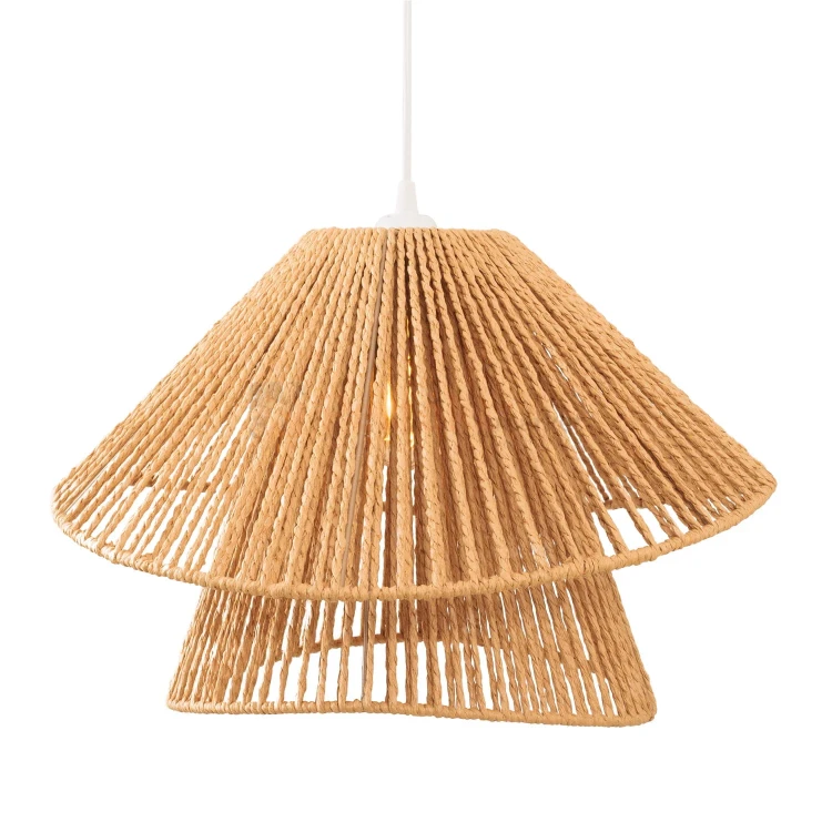 Lampa wisząca boho Amalfi II Natural P0578 Maxlight 2 perfektmarket.webp