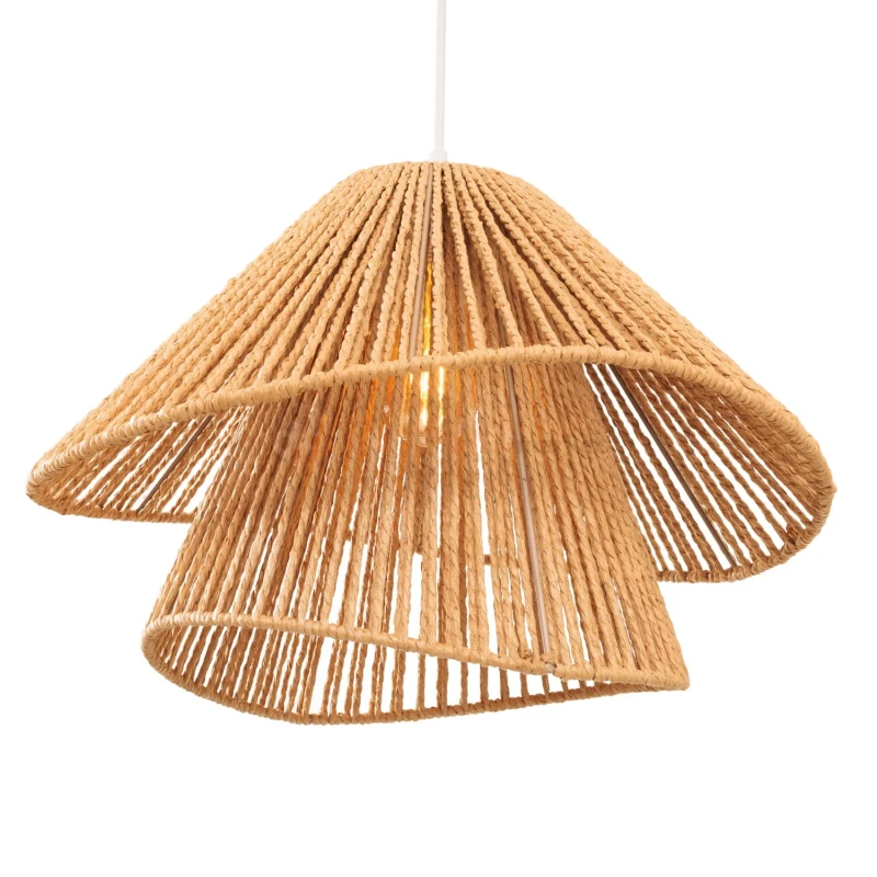 Lampa wisząca boho Amalfi II Natural P0578 Maxlight size perfektmarket.webp