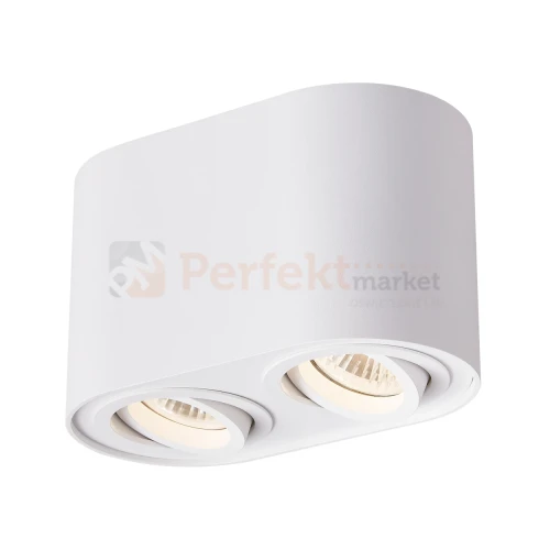 Oprawa natynkowa LED spot tuba 2xGU10 RONDOC SL 2 ACGU10-190-N podwójna okrągła biała  perfektmarket.webp