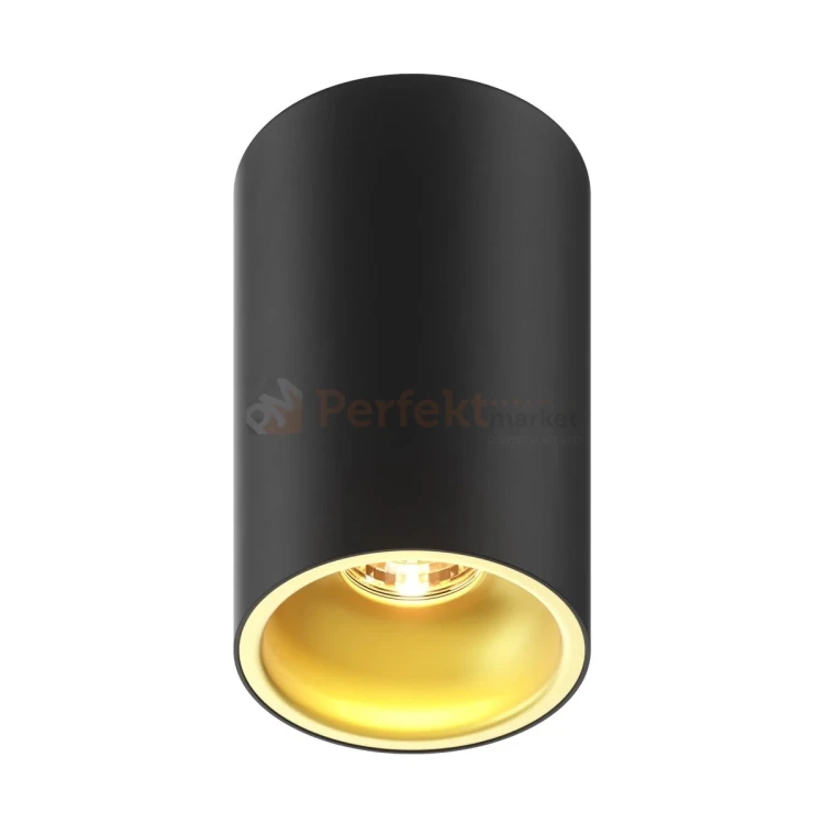 Lampa spot Zuma Line Deep SL spot 89313 -N tuba czarno złota okrągła perfektmarket.webp