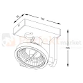 Oprawa spotlight regulowana reflektor Master ACGU10-181-N MASTER 111 SL Zuma Line wymiary perfektmarket.webp