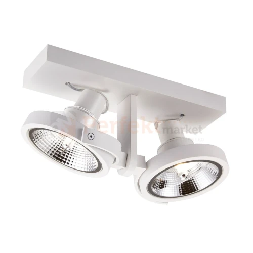 Oprawa spotlight regulowana 2xES111 Zuma Line ACGU10-183-N MASTER 111-2-SL biała perfektarket.webp