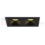 Oprawa podtynkowa HIT II sufitowa 2xGU10 czarna MAXLIGHT H0091 perfektmarket.webp