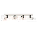 Oprawa sufitowa spotlight 4xGU10 biało czarny Italux Mola SPL-2846-4 WH wymiary perfektmarket.webp