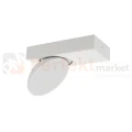 Kinkiet ścienno-sufitowy reflektor biały talerz Castelio Italux SPL-31976-1B-WH perfektmarket.webp