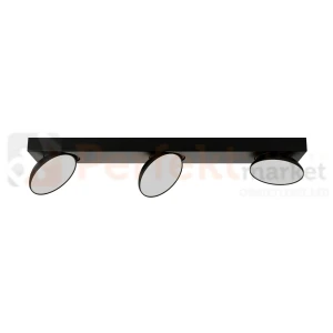 Lampa sufitowa reflektor czarny talerz  Castelio Italux SPL-31976-3B-BK