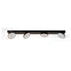 Lampa sufitowa reflektor czarny talerz  Castelio 4 Italux SPL-31976-4B-BK perfektmarket.webp