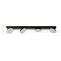Lampa sufitowa reflektor czarny talerz  Castelio 4 Italux SPL-31976-4B-BK perfektmarket.webp