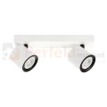 Oprawa ścienno-sufitowa reflektor tuba biało-czarna  Karlota 2xGU10  Italux SPL-31959-2B-WH perfektmarket.webp