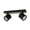 Oprawa ścienno-sufitowa reflektor tuba czarna Karlota 2xGU10  Italux SPL-31959-2B-BK perfektmarket.webp