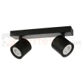 Oprawa ścienno-sufitowa reflektor tuba czarna Karlota 2xGU10  Italux SPL-31959-2B-BK perfektmarket.webp
