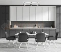 Oprawa sufitowa spot reflektor tuba biało czarna Karlota 3xGU10  Italux SPL-31959-B-WH aranżacja perfektmarket.webp