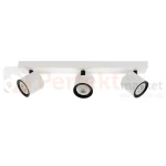 Oprawa sufitowa spot reflektor tuba biało czarna Karlota 3xGU10  Italux SPL-31959-B-WH perfektmarket.webp