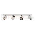 Oprawa sufitowa spot reflektor tuba biało-czarna Karlota 4xGU10  Italux SPL-31959-4B-WH perfektmarket.webp