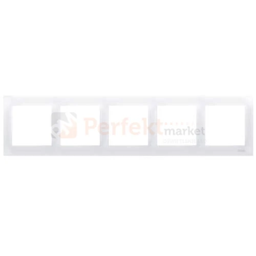 DR5/11 Simon 54 Premium ramka 5_krotna biała biały perfektmarket