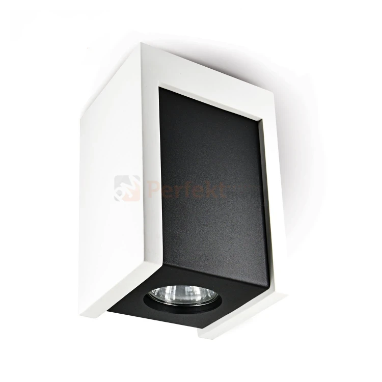 Oprawa sufitowa LED natynkowa stała Lindo Nero cube czarna KRLN perfektmarket.webp
