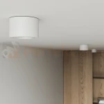 Oprawa natynkowa niska tuba ruchoma okrągła biała FIRA arnażacja perfekmarket.webp