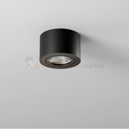 Oprawa natynkowa niska tuba ruchoma okrągła czarna FIRA insert 1 perfekmarket.webp