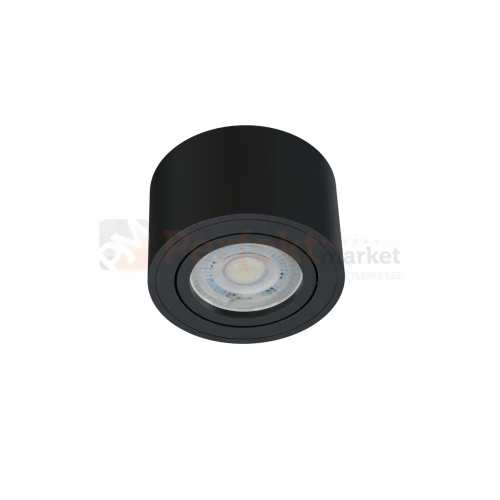 Oprawa natynkowa niska tuba ruchoma okrągła czarna FIRA insert 3 perfekmarket.webp