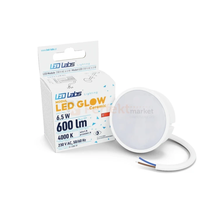 moduł LED 50mm INSERT GLOW do niskch opraw sufitowych 6.5W 4000K perfektmarket.webp