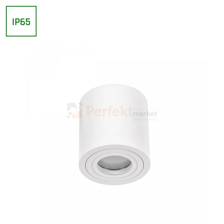 Oprawa punktowa łazienkowa IP65 CHLOE okrągła GU10 biała perfektmarket.webp