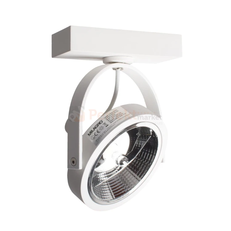Oprawa natynkowa spot LUGAR WHITE 1xAR111 GU10 Milagro ML5703 perfektmarket.webp