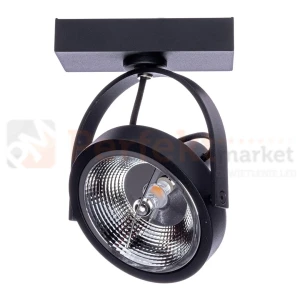 Oprawa natynkowa spot LUGAR BLACK 1xAR111 GU10 Milagro ML5704