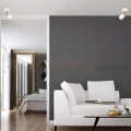 Oprawa ścienno sufitowa biała drewno spot JOKER WHITE WOOD 1xGU10 MLP6299 aranżacja perfektmarket.webp