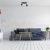 Lampa sufitowa czarna złota spot JOKER BLACK GOLD 2xGU10 MLP6124 aranżacja perfektmarket.webp