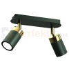 Lampa sufitowa czarna zielona złota JOKER GREEN GOLD 2xGU10 MLP7718 1 perfektmarket.webp