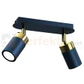Lampa sufitowa czarna granatowa złota JOKER NAVY BLUE GOLD 2xGU10 MLP7723 perfektmarket.webp