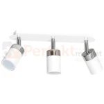Lampa sufitowa biała chrom JOKER WHITE 3xGU10 MLP900 1 perfektmarket.webp