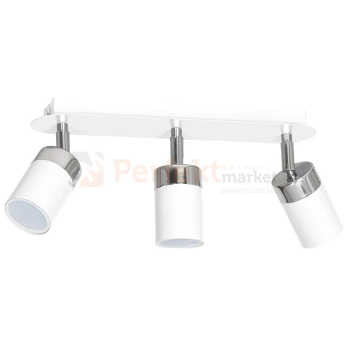 Lampa sufitowa biała chrom JOKER WHITE 3xGU10 MLP900 1 perfektmarket.webp